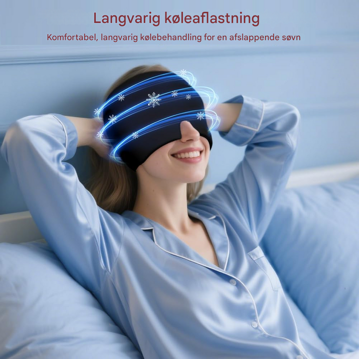 Gelbånd til hovedpine med kold- og varmebehandling