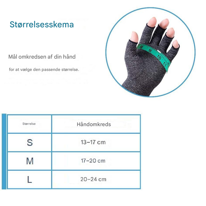 Kompressionshandsker til artrose og håndsmerter