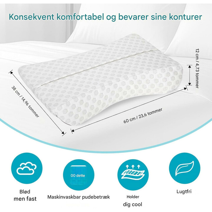 CPAP-pude der passer til maskine ved søvnapnø