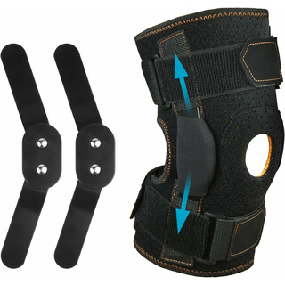 Justerbart knæstøtte til sport og lindring af ledsmerter