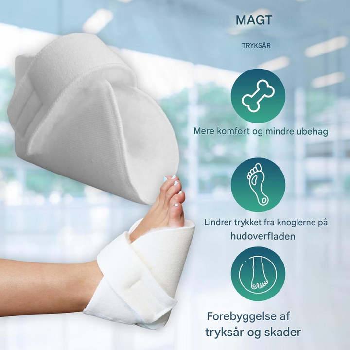 Ortopædisk hæl pude til forebyggelse af tryksår (2 stk)