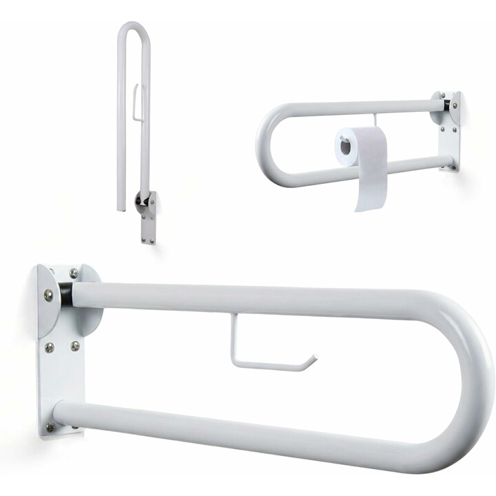Støttegreb til toilet, vægmonteret