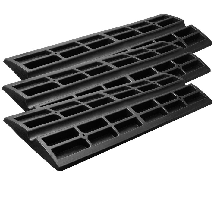 Kumirampe 3 kpl C03 gummibelagt kantrampe 122x40 5x6 5 cm 15 t