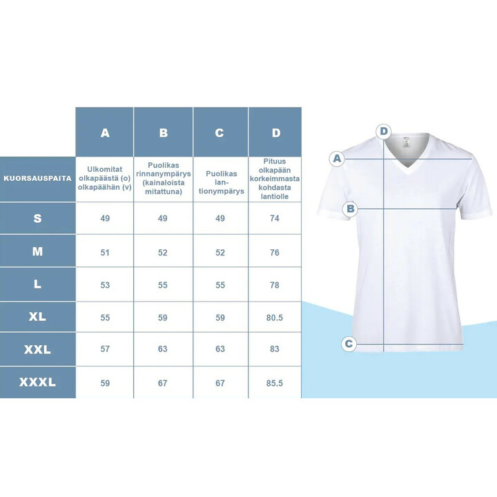 Kuorsauksen estävä t-paita