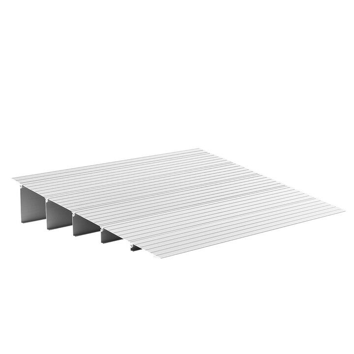 Aluminiumskinnebro 138 mm 363 kg 5 delt rampe til k restole rollatorer scootere og trehjulede k ret