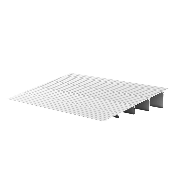 Ovikynnysramppi 115 mm nousu 6063-T5 alumiini 4 osaa 363 kg pyörätuolille ja rollaattorille