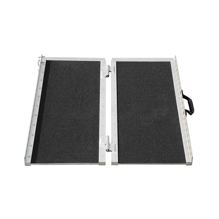 Sammenklappelig k restolsrampe 91 4 cm 363 kg aluminium glidefri overflade til d rtrin og trapper