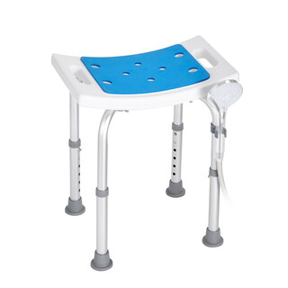 justerbar badestol 202D med skridsikre ben 360 490 mm 158 8 kg til ldre og personer med bev gelseshandicap
