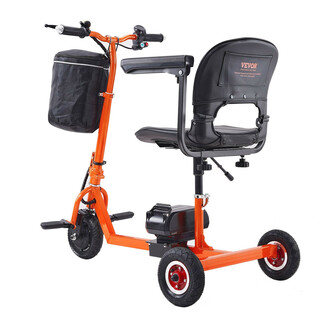 Sammenklappelig 3 hjulet elektrisk mobilitetsscooter til seniorer 48V 5 2Ah litiumionbatteri 12 mile r kkevidde maks 150 kg