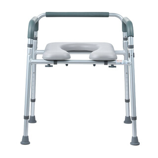 Wc stol FBL730211 med polstret s de og arml n 7 trins h jdejustering aftagelig 5 8 l spand max 158 8 kg