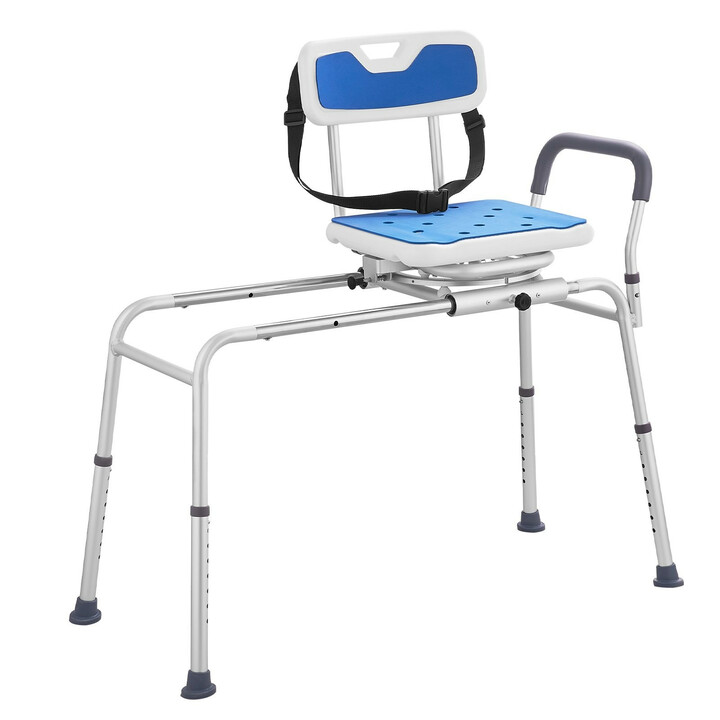 Glidende overf rselsb nk til badekar med 360 drejende s de 15 trins h jdejustering 180 kg kapacitet