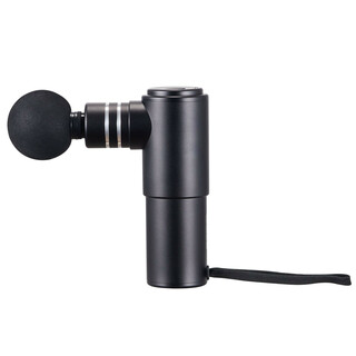 BOOSTER MINI håndholdt massagepistol 4 hastighedsniveauer 4 udskiftelige hoveder 12V 2500 mAh batteri 270 min driftstid