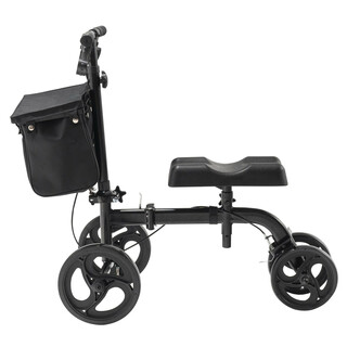 HFK 9270 kn scooter i kulstofstål sort justerbart styr og kn pude 10 8 tommer terr ngående hjul maks belastning 136 kg