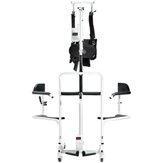 XFL QX YW03 elektrisk l fte og overf rselsstol 5 i 1 bruse og wc stol l fteb lte hvid sort 100 kg kapacitet