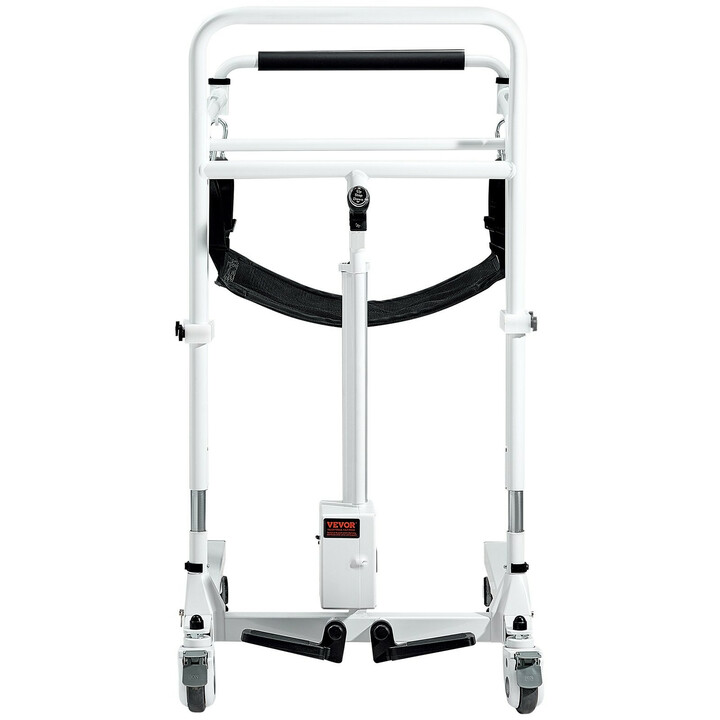 Elektrisk patientl fte og overf rselsstol toilet og brusebadstol foldbar IPX44 hvid sort