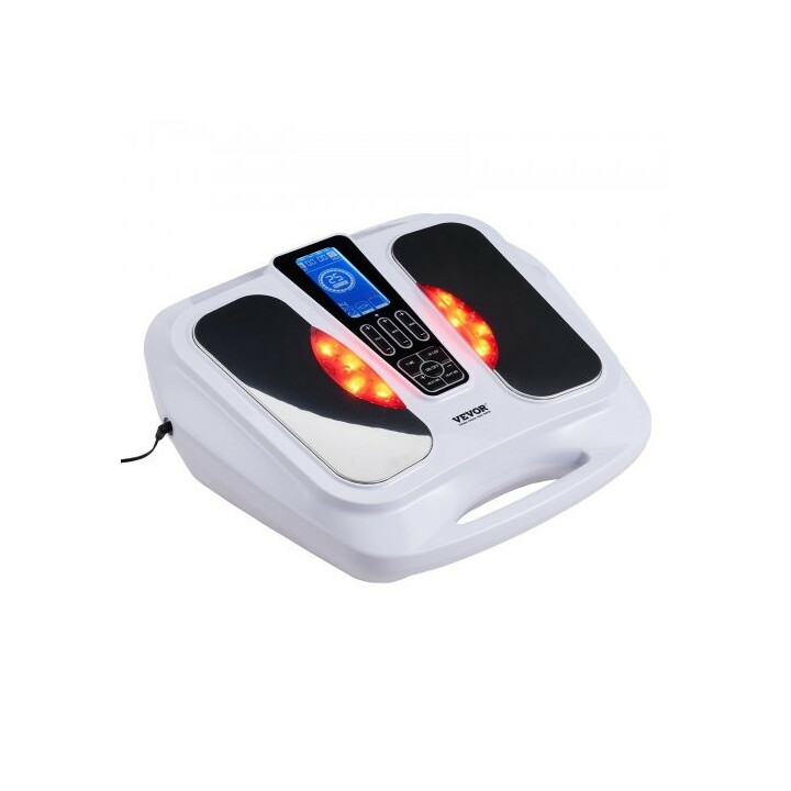 AST 300L fodcirkulationsstimulator med varme EMS og TENS fodmassageapparat 25 tilstande 50 intensiteter