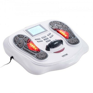 AST 300D EMS TENS fodcirkulationsstimulator med massagehjul og 4 4 elektrodepuder