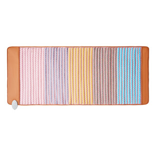 Opvarmet ametystmåtte 170x69 cm med 5 naturlige krystaller justerbar temperatur 103 159 F timer 0 12 t
