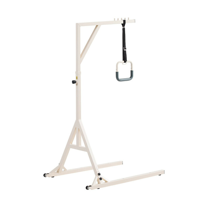 Senge trekantstang med gulvstativ og hjul h jdejusterbar Q195 stål b reevne 159 kg mål 1110x760x1745 mm model FBL900977
