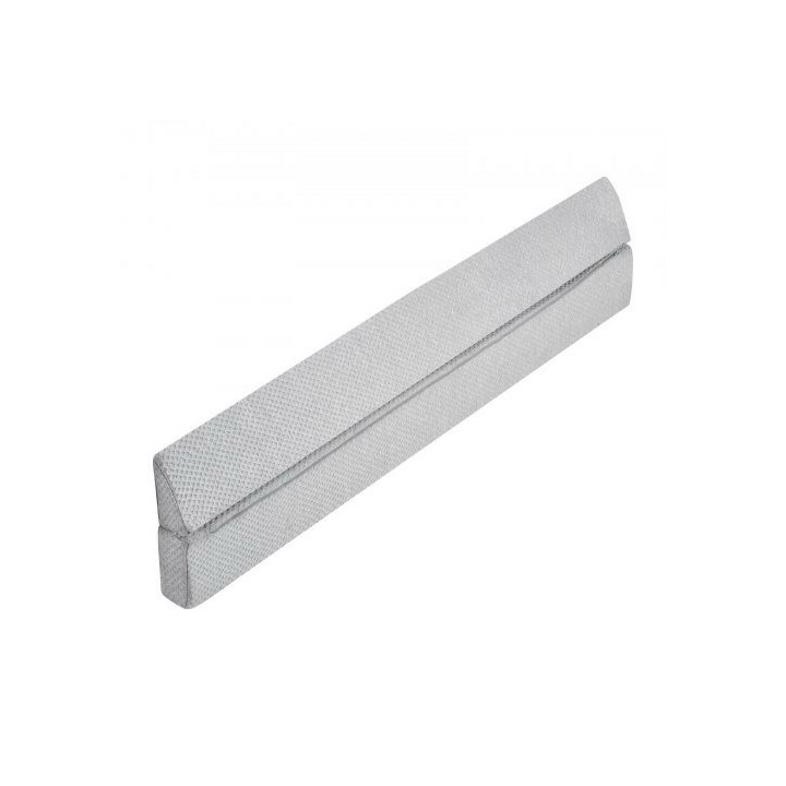 Kilepude til sengehoved 1525 x 152 x 152 mm 25D skum grå glidesikker bund