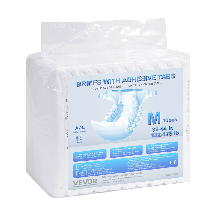 Voksenkl bende ble M 2600 ml unisex 40 kpl