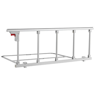 Folderbar sengebj lke til ldre 122 cm h jdejusterbar metalst tte hvid HFK 5124 1