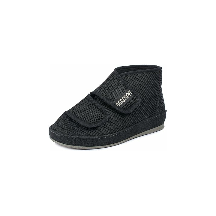 Bred sko med velcro og helt åbent design