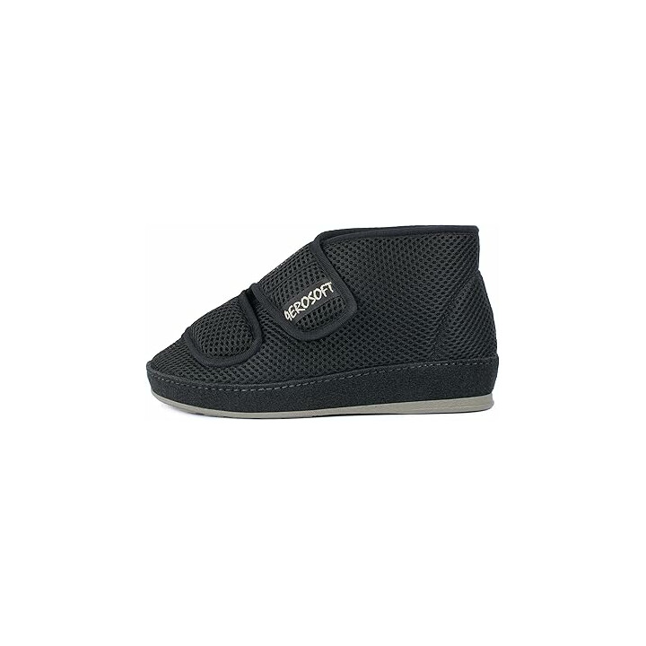 Bred sko med velcro og helt åbent design