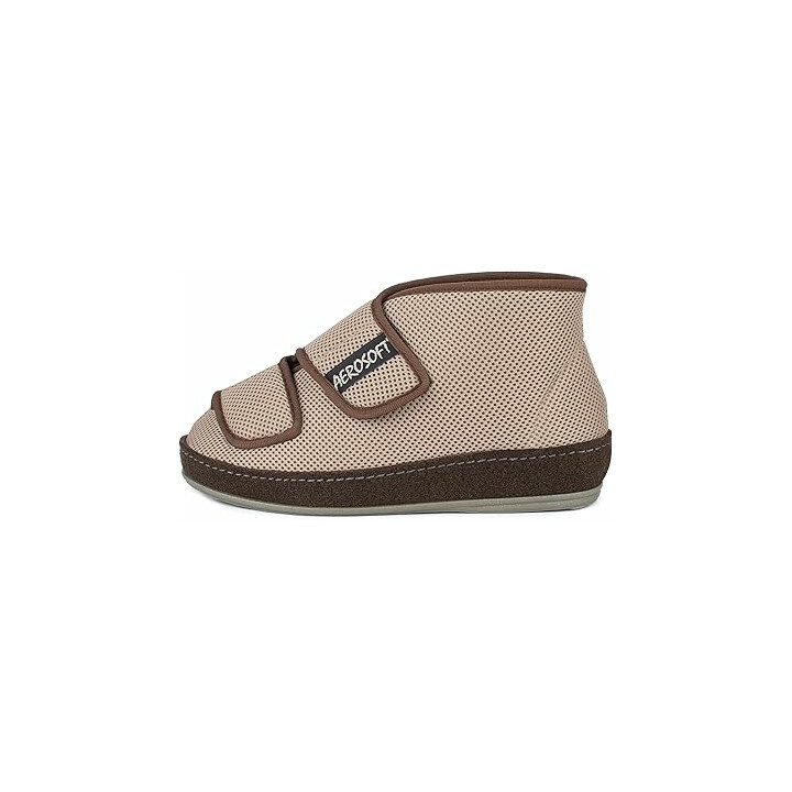 Bred sko med velcro og helt åbent design
