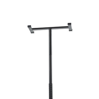Gulv-til-loft sikkerhedsstang HFK-2414-B 136 kg justerbart håndtag sort
