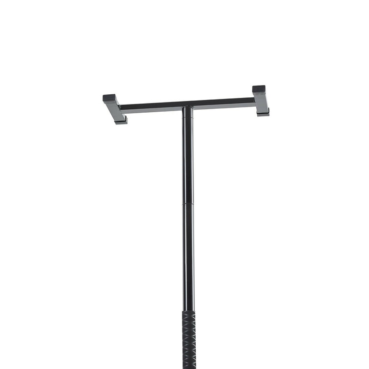 Gulv-til-loft sikkerhedsstang HFK-2414-B 136 kg justerbart håndtag sort