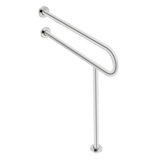 Toiletstøttestang gulvmonteret U-formet 304 rustfrit stål 136 kg lasteevne HFK-3152