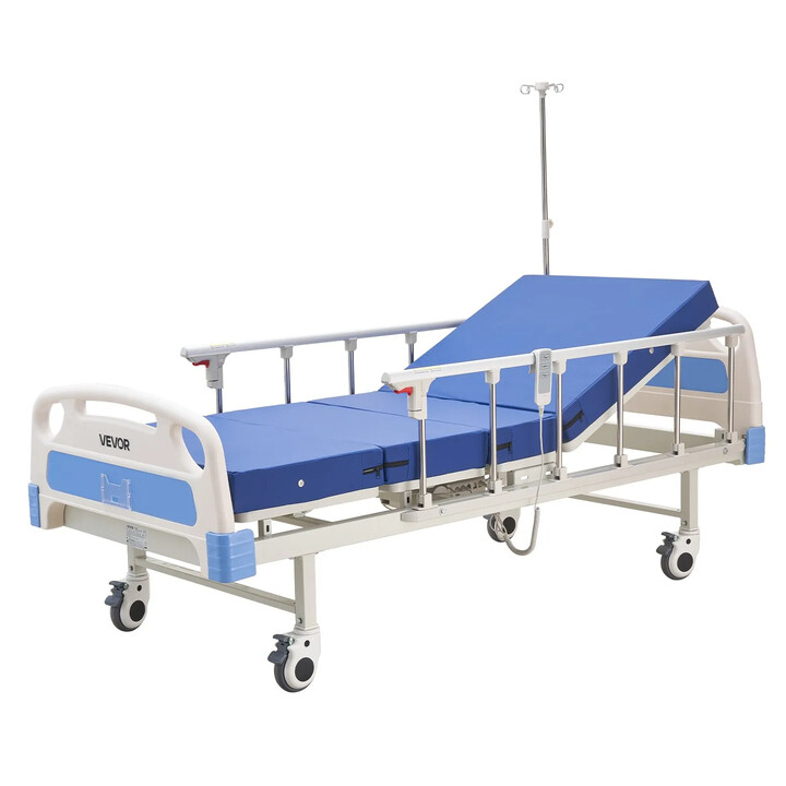 2-funktions fuldelektrisk hospitalsseng 250 kg med madras