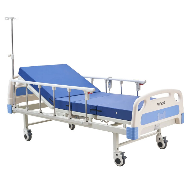 2-funktions fuldelektrisk hospitalsseng 250 kg med madras