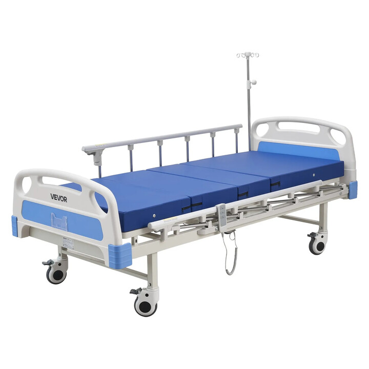 2-funktions fuldelektrisk hospitalsseng 250 kg med madras
